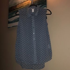 Geo floral tank top